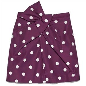 Zara mini polka dot skirt
